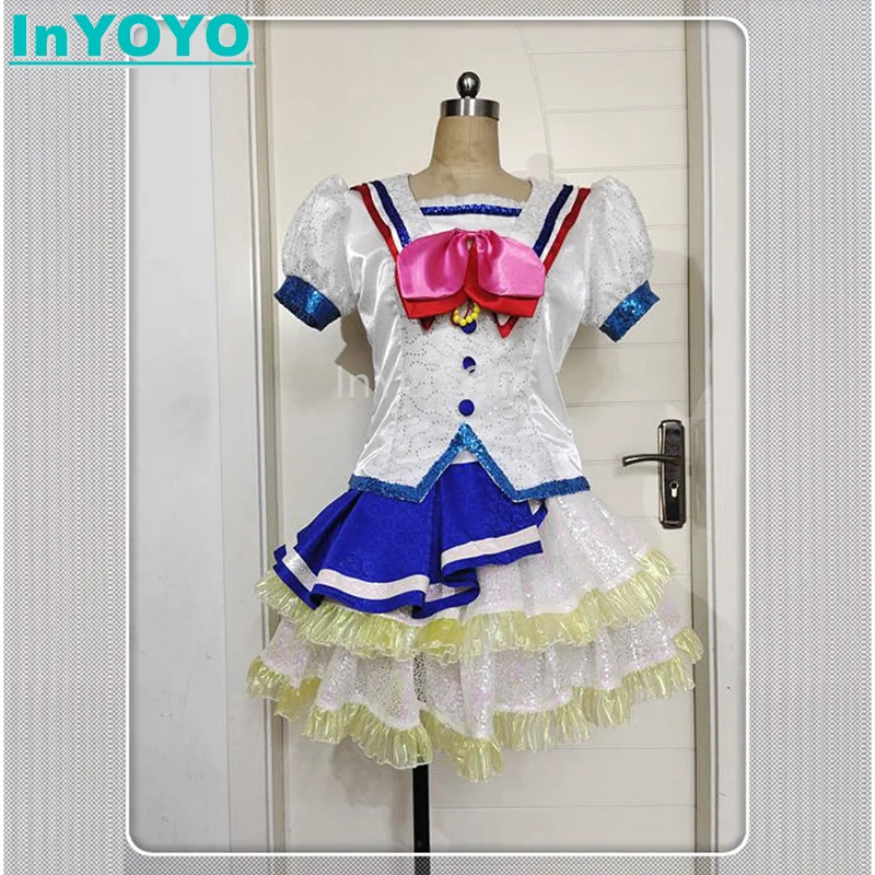 InYOYO LoveLive!Sunshine!! Aqours Jumping Heart Chika Ruby Dia You Cosplay Costume Concert Version SJ Uniform Dress All Members