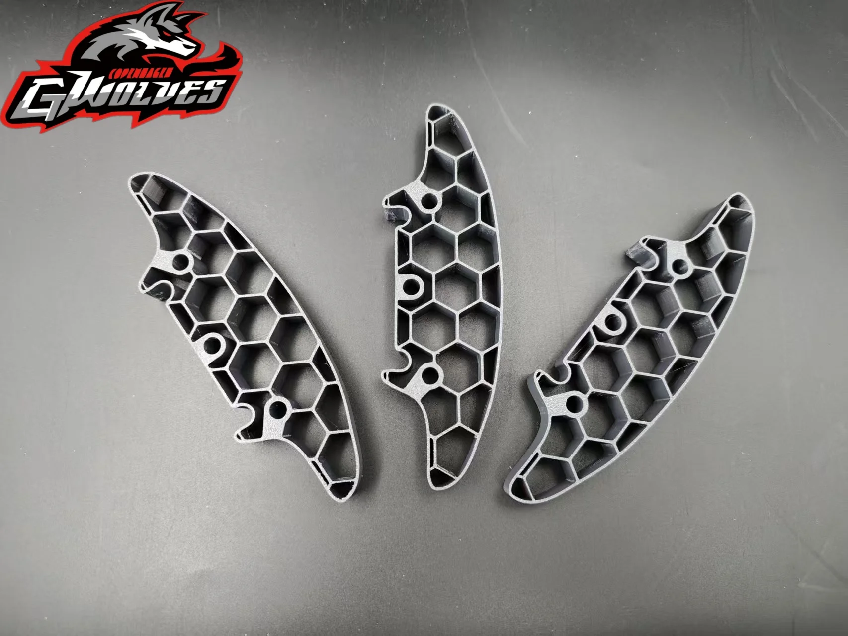 Gwolves PTG-2/2R/TC TPU Cellular 3D Bumper Wide Complete Bumper For LC C8040 RC Rally Car