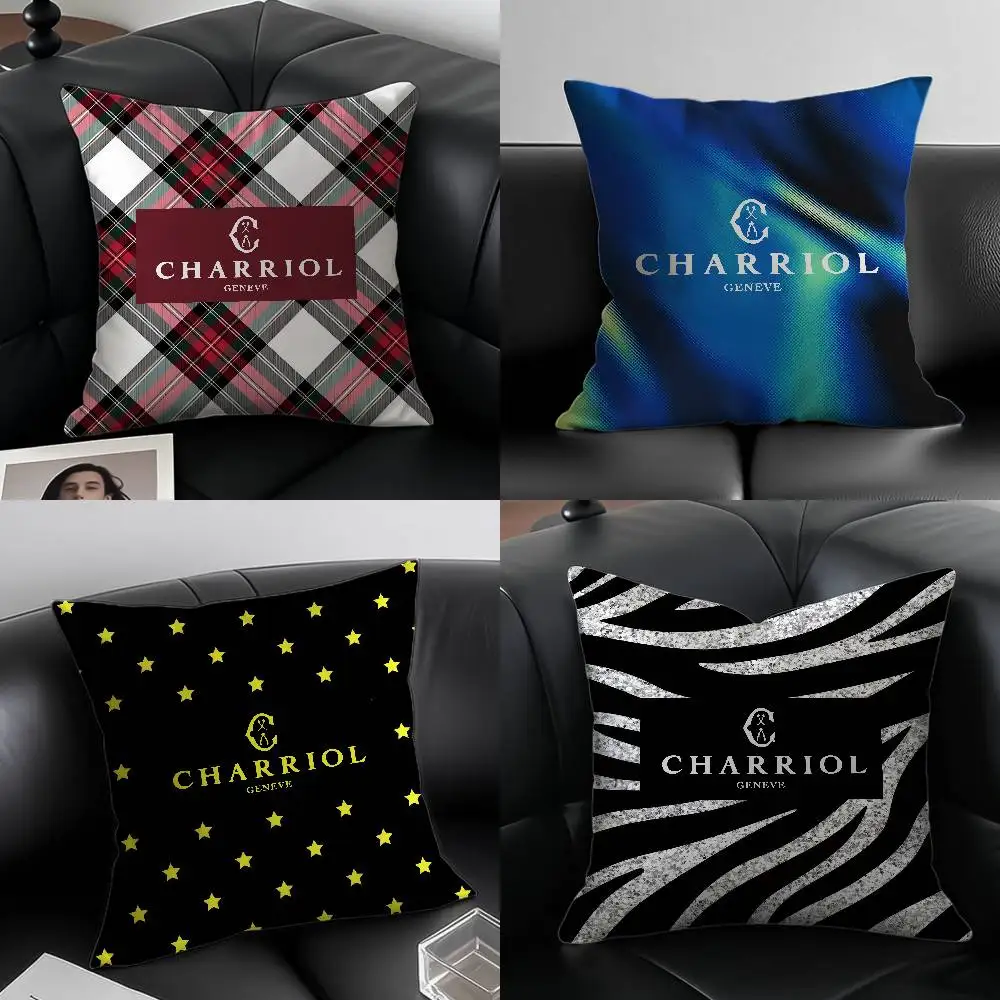 

Fashion C-Charriol Pillow Case Custom Printed Brushed Fleece Pillow, Baby Skin-Touch, Eco-Friendly Dye-Sublimation Cushion For H