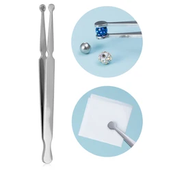 Stainless Steel Jewelry Ball Grabber Tool Clamps Body Piercing Forceps Tattoos Clamp Hemostatic Pliers Tweezers Piercing Tools