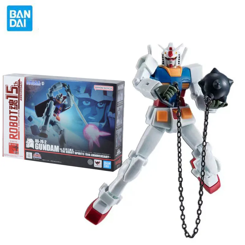 Bandai Genuine Gundam Model Garage Kit ROBOT Soul 15th Series RX-78-2 GUNDAM Anime Action Figure Toys for Boys Collectible Toy