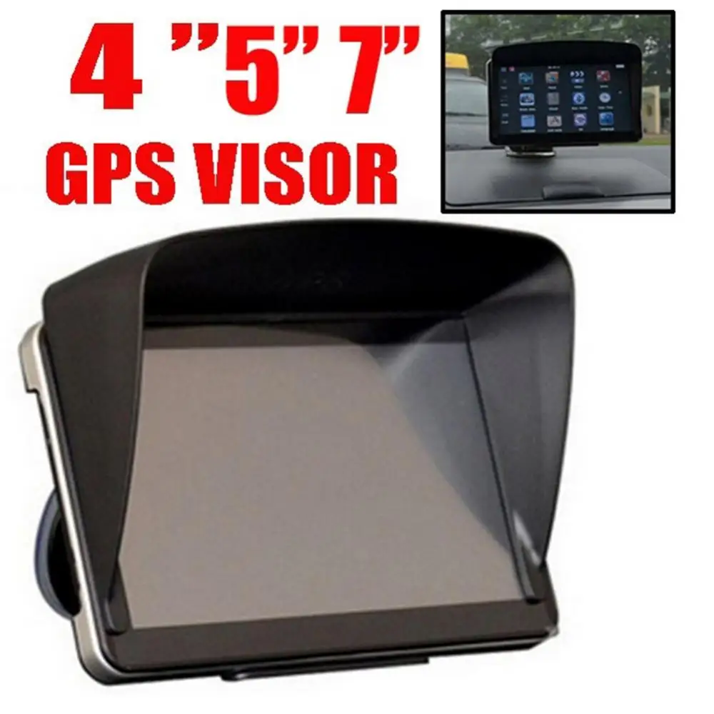 Navegador GPS para coche de 5 pulgadas, parasol, visera, accesorio, parternal