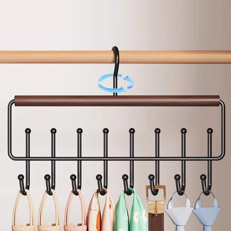 2pcs-lot-8-hooks-wooden-camisole-hangerrotatable-clothes-organizer-for-underwear-belt-tiespace-saving-hat-storage-racks