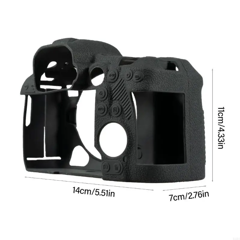 E0BA Protective Silicone Camera Case para R5ii Textura macia confortável