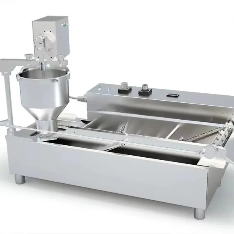 2025 Commercial Mochi Donut Machine Automatic Temperature Control Donut Fryer Bakery Equipment