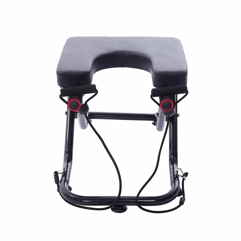 Multifunctional Foldable Assisted Inverted Chair Small Yoga Fitness Bench for Home Gym Core Body Training Stretch Workout Use