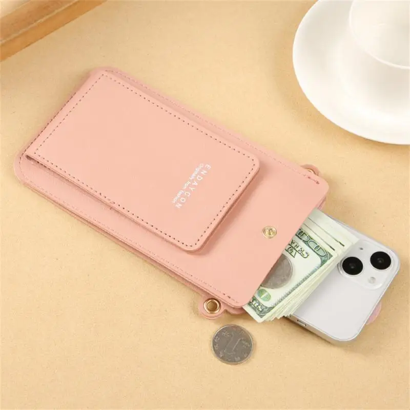 Fashion Multifunction Touch Screen Mini Phone Pouch for Galaxy S22 Ultra S21 Plus S10 5G Case Wallet Crossbody Bag