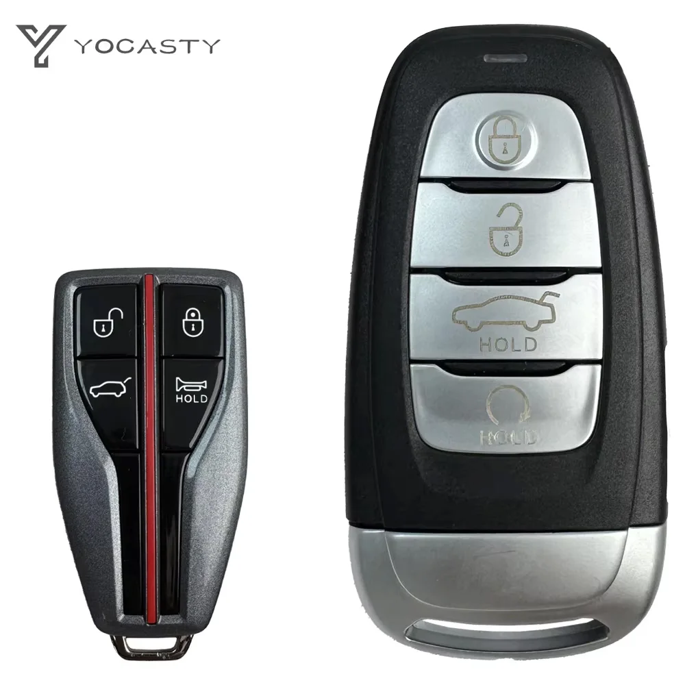 

YOCASTY OEM Smart Remote Control Car key For HONGQI E-HS3 E-HS9 H9 H7 H5 HQ9 HS5 HS7 HS9 Keyless Go ID46 8A Chip 433Mhz