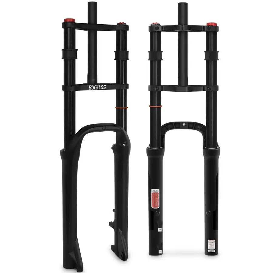 

26 дюймов x 4,0 Велосипедная подвеска с толстыми шинами, воздушная вилка с двойным плечом, 1 1 8 MTB QR 9 x 135 мм, прямая трубка для путешествий, ручная блокировка, 180 м