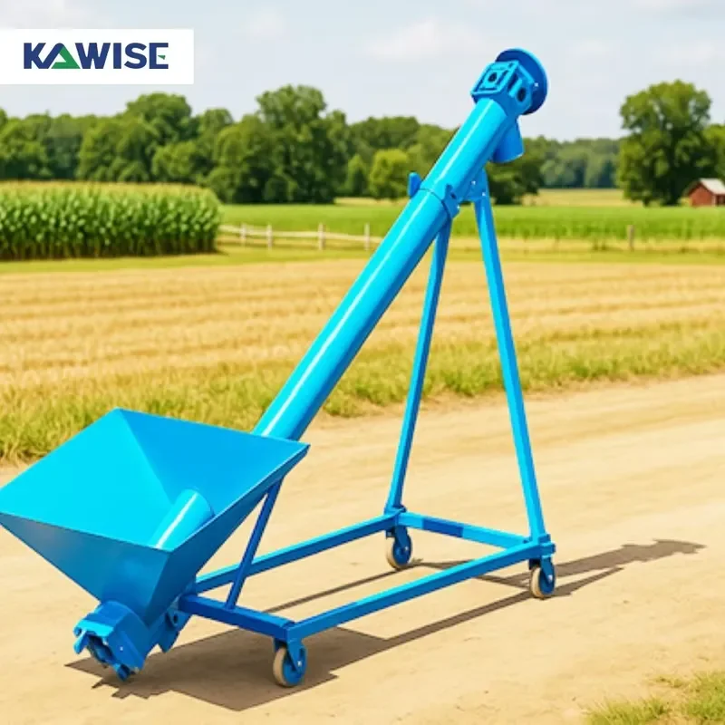 Screw Conveyor Auger Elevator for Feed Grain Powder Pellet Transport Material Handling Agriculture and Industry