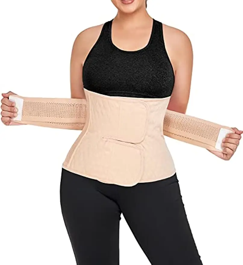 Postpartum Belly Band Abdominal Binder Post Surgery C-section Belly Binder Wrap Girdle Recovery Belt Back Support