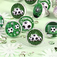 500 Pcs Soccer Stickers 1inch Self-Adhesive Sports Ball Sticker Labels Roll for Sports Party Supplies, Team Gift, Birthday Party 4