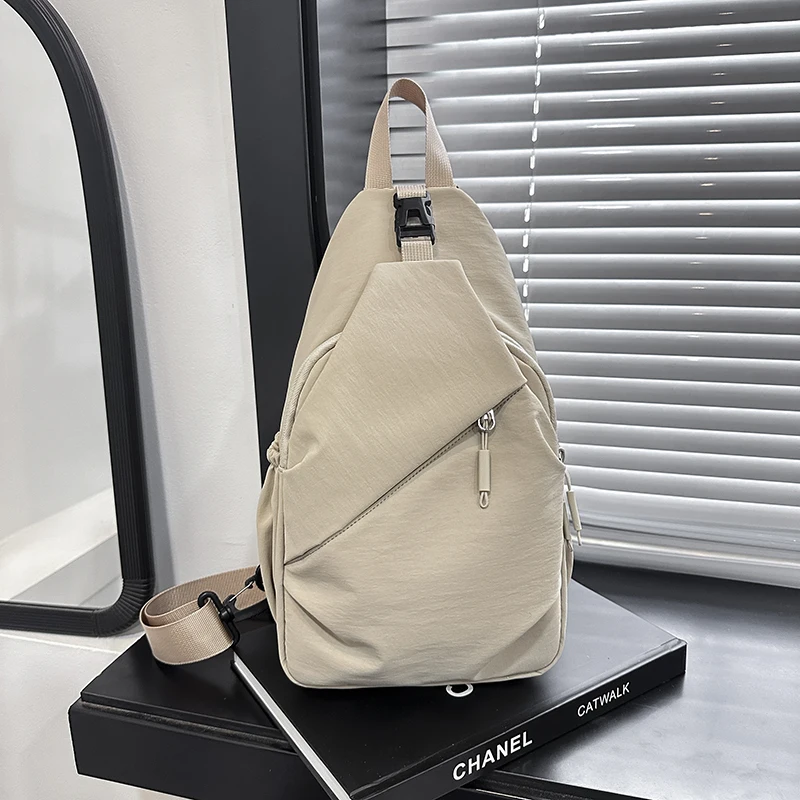 Unisex Große Kapazität Brusttasche Lässige Reise Wasserdichte Einzelschultertasche Einfache Multifunktionale Umhängetasche – Detail 7