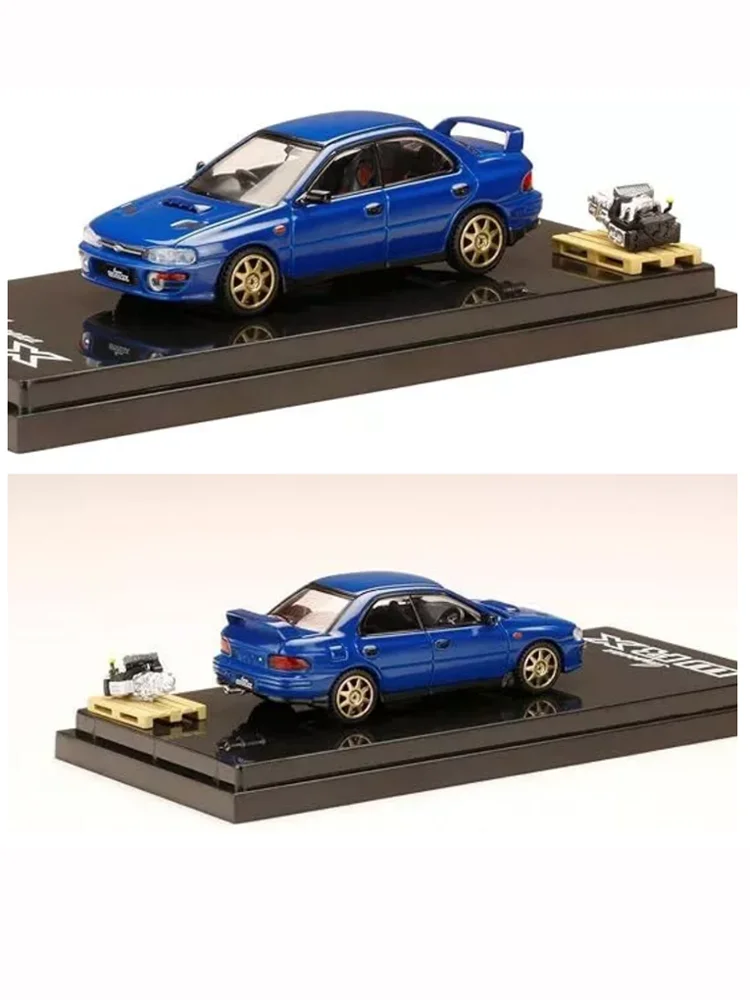 

HJ642013BBL хобби Япония 1:64 Impreza WRX (GC8) 1992 Спортивная синяя Модель литья под давлением коллекция автомобилей Ограниченная серия игрушек