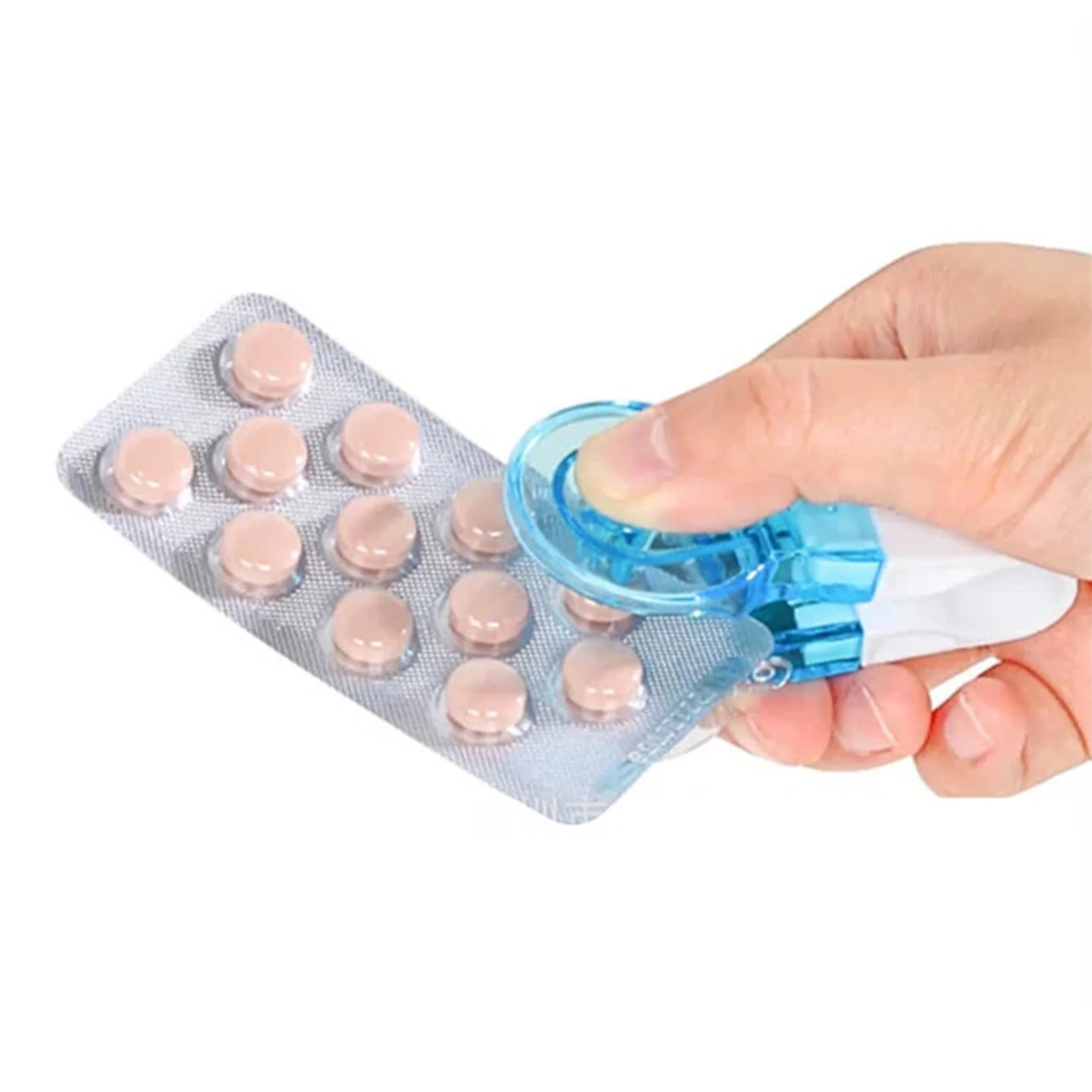 Mini pastillero portátil, dispensador de píldoras, caja de almacenamiento de conveniencia, diseño de pastillero para el hogar, caja organizadora de medicamentos de viaje