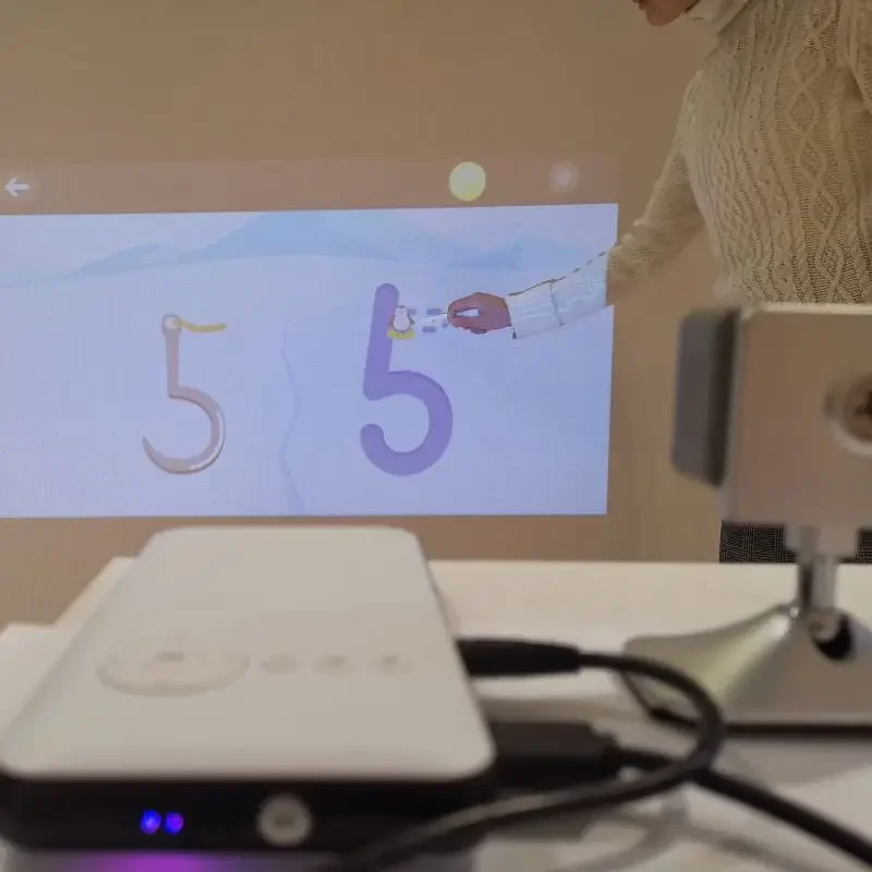 Smart Pen Touch Projetor, Projetor 4K para sala de aula