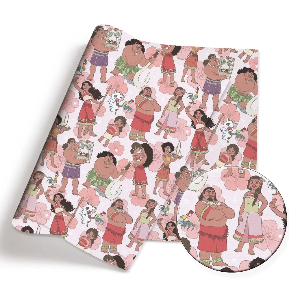 

Ткань с героями мультфильмов Диснея 140x50 см, лоскутное детское домашнее текстильное шитье, кукольная юбка, занавеска, сделай сам, юбка для девочек, скатерть, щетка