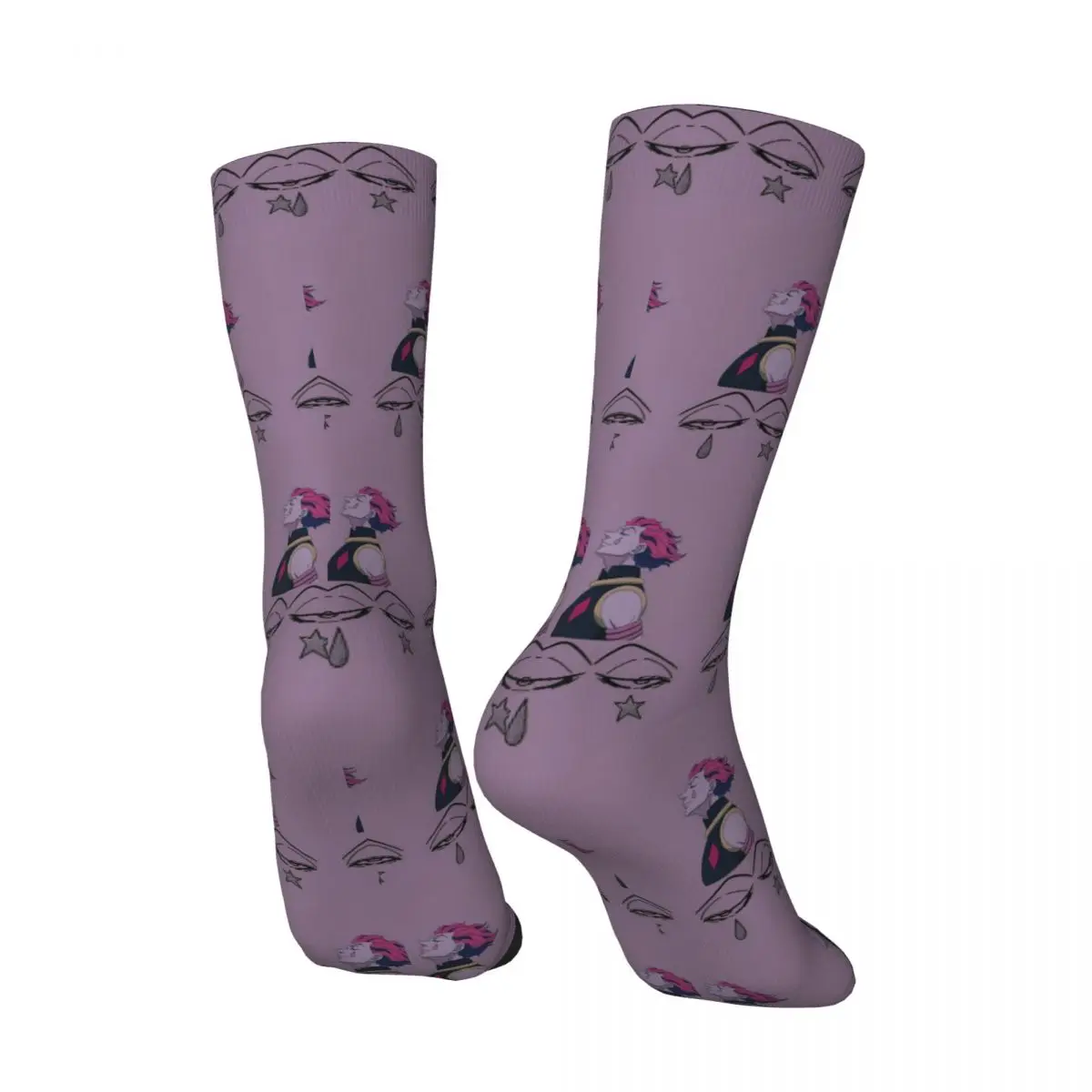 All Seasons Hisoka Anime Hunter X Hunter Phantom Troupe Chrollo Socks Harajuku Crew Socks Funny Stockings for Men Women