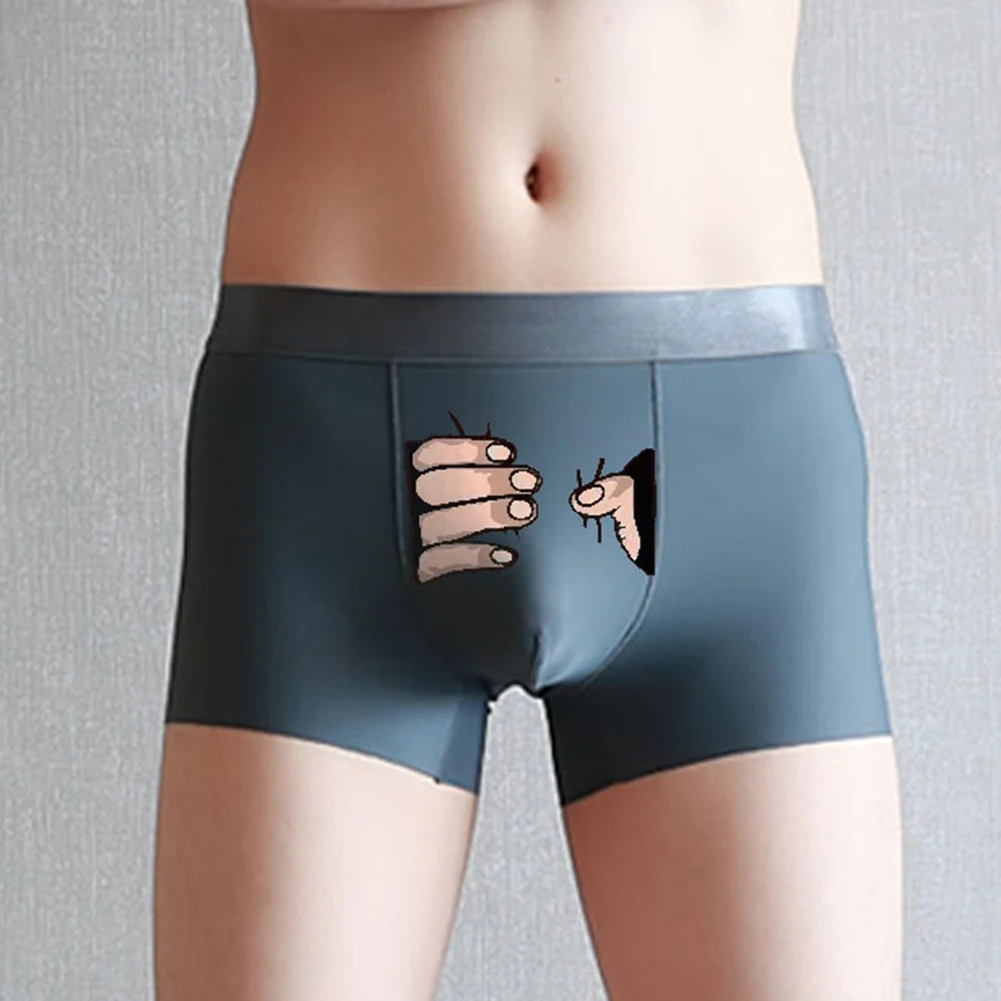 

Seamless Silk Men Briefs Soft Comfortable Breathable Trunks Swimwear Gym Sport Fitness Underpants Well-looking Underwear