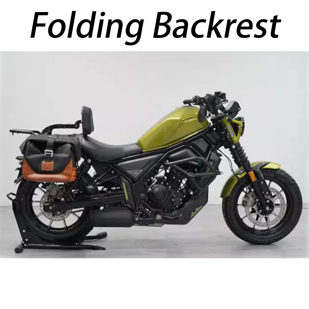 Fit ZONTES C125 Motorcycle Driver Passenger Seat Backrest Cushion Multi-Purpose Folding Luggage Rack bumper For ZT 125C C 125