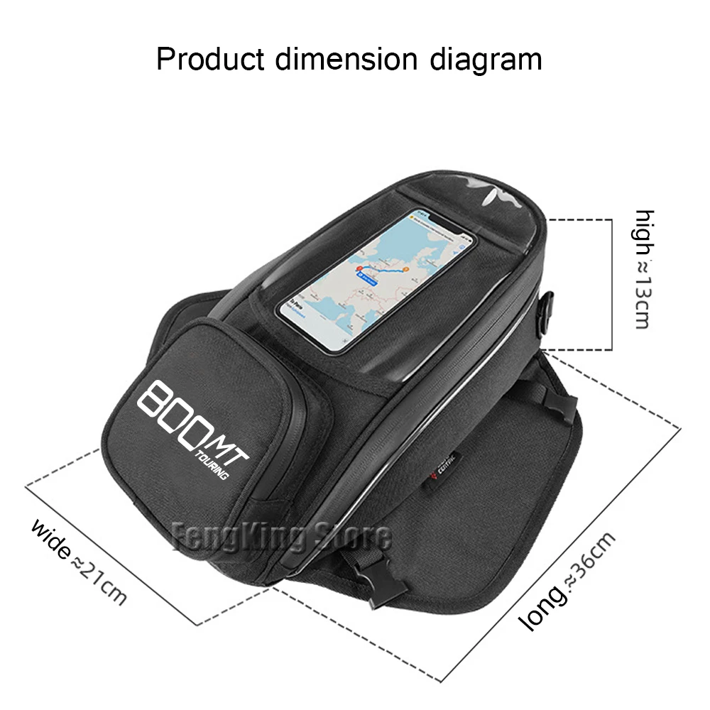 

Motorcycle fuel tank navigation bag waterproof large capacity fuel tank bag For CFMOTO 800MT 800 MT CF800 CF MT800