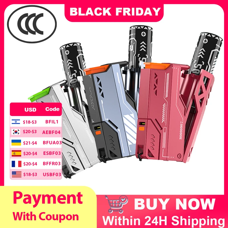 VYVYLABS CCC قوة البنك المحمولة 22.5 واط شحن سريع مع 21700 بطارية قابلة للاستبدال تصميم قابل للفصل آيفون 17 16 سامسونج