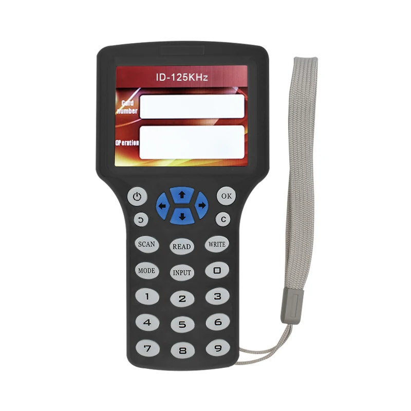 New Handheld Rfid Reader 13.56mhz Copier Id/ic Writer Nfc Chip Encryption Label Copier 125khz T5577 Key Copier Programmer