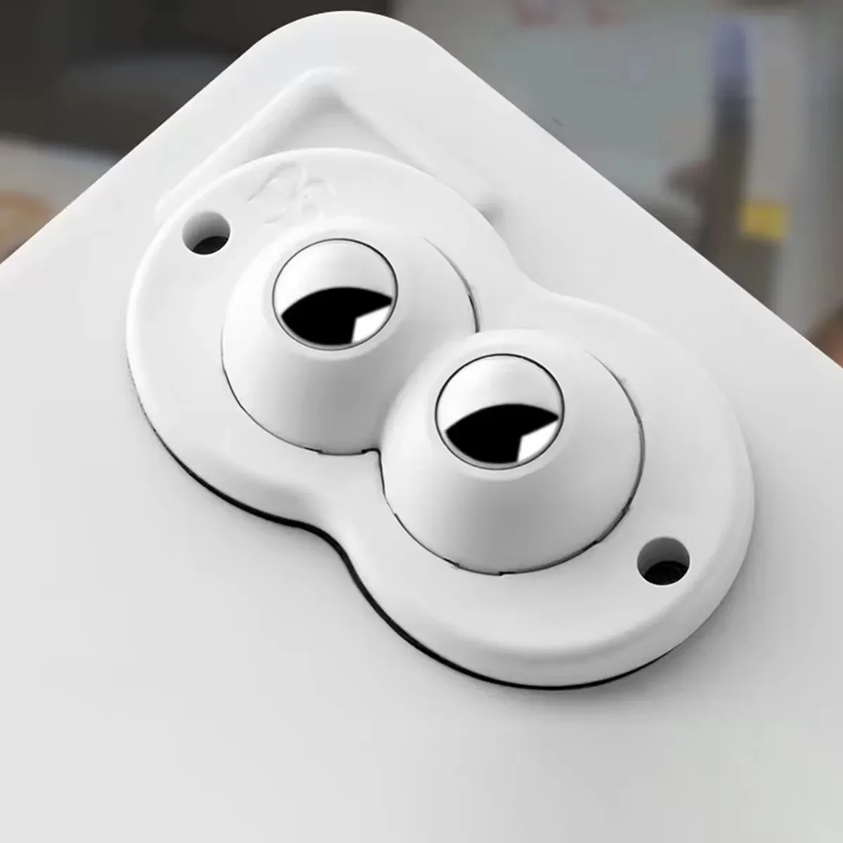 Rodízios de 4 unidades - Polia de pasta autoadesiva/mini rodas giratórias de aço inoxidável com rotação de 360 graus