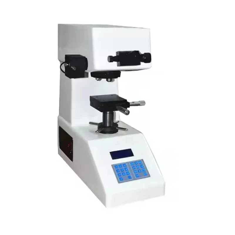 HV-1000 manual turret microhardness tester liquid crystal display for Vickers hardness testing