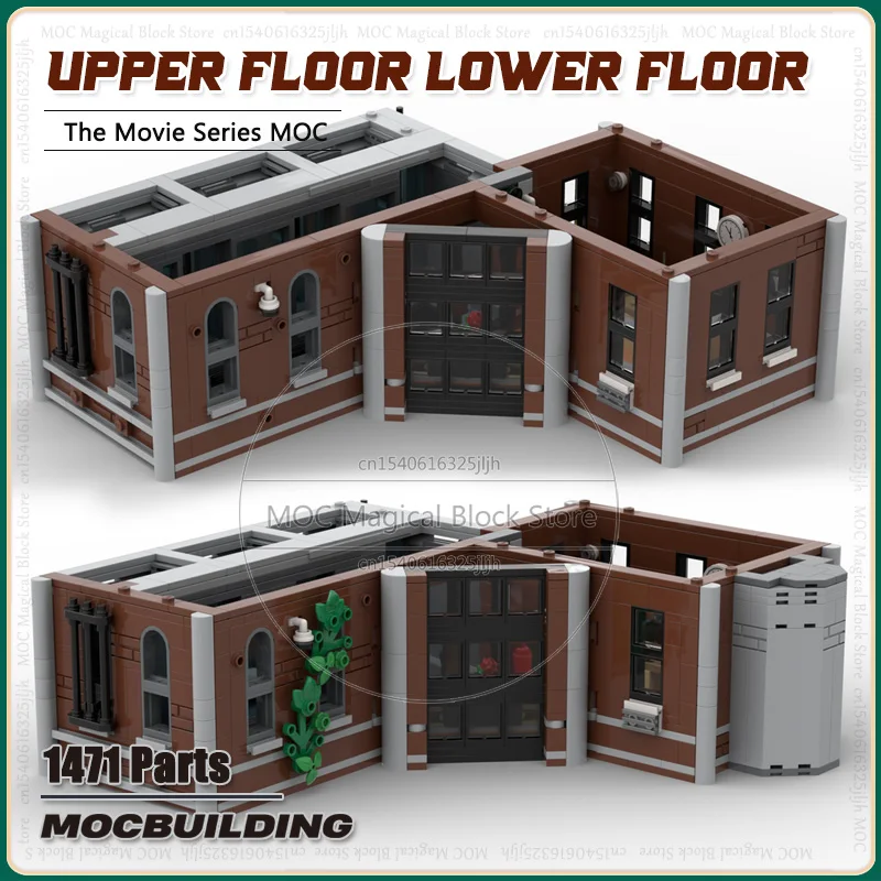

Фильм Сцена MOC Строительные Блоки Верхний Пол Диорама Модель Нижний Пол Архитектура Технология Кирпичи Дисплей Игрушки Рождественские Подарки