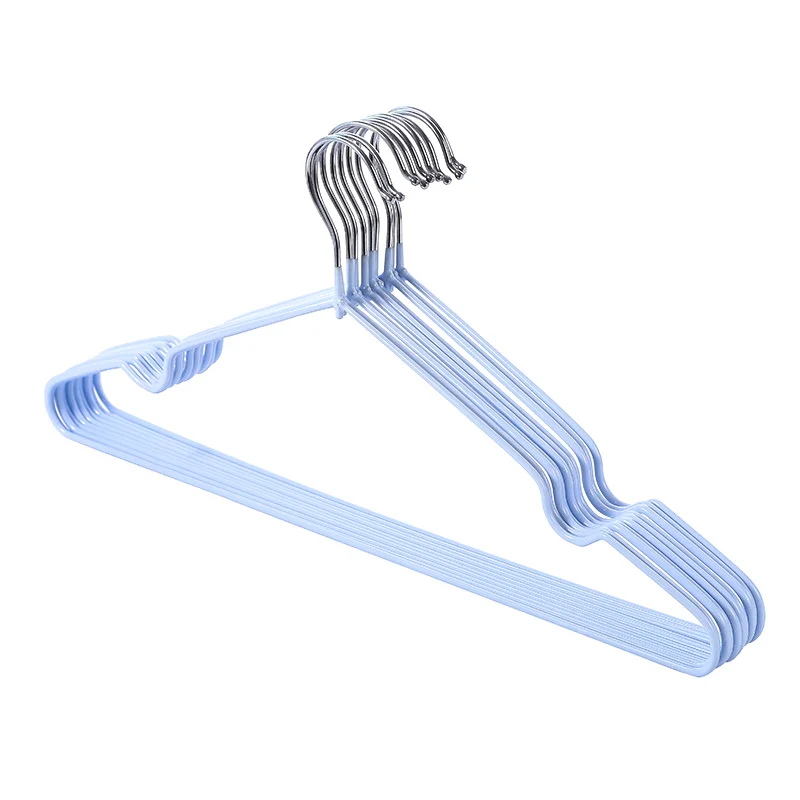 1PC Clothes Rack Non-slip And Non-trace Household Dip Plastic Drying Clothes Rack Hanger Hanger Clothes