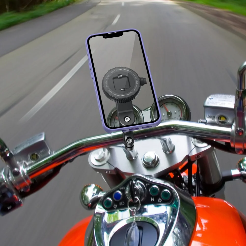 

Handlebar Holder Magnetic Phone Mount Handlebar Mounting Sturdy Construction Easy Installation For Smartphones