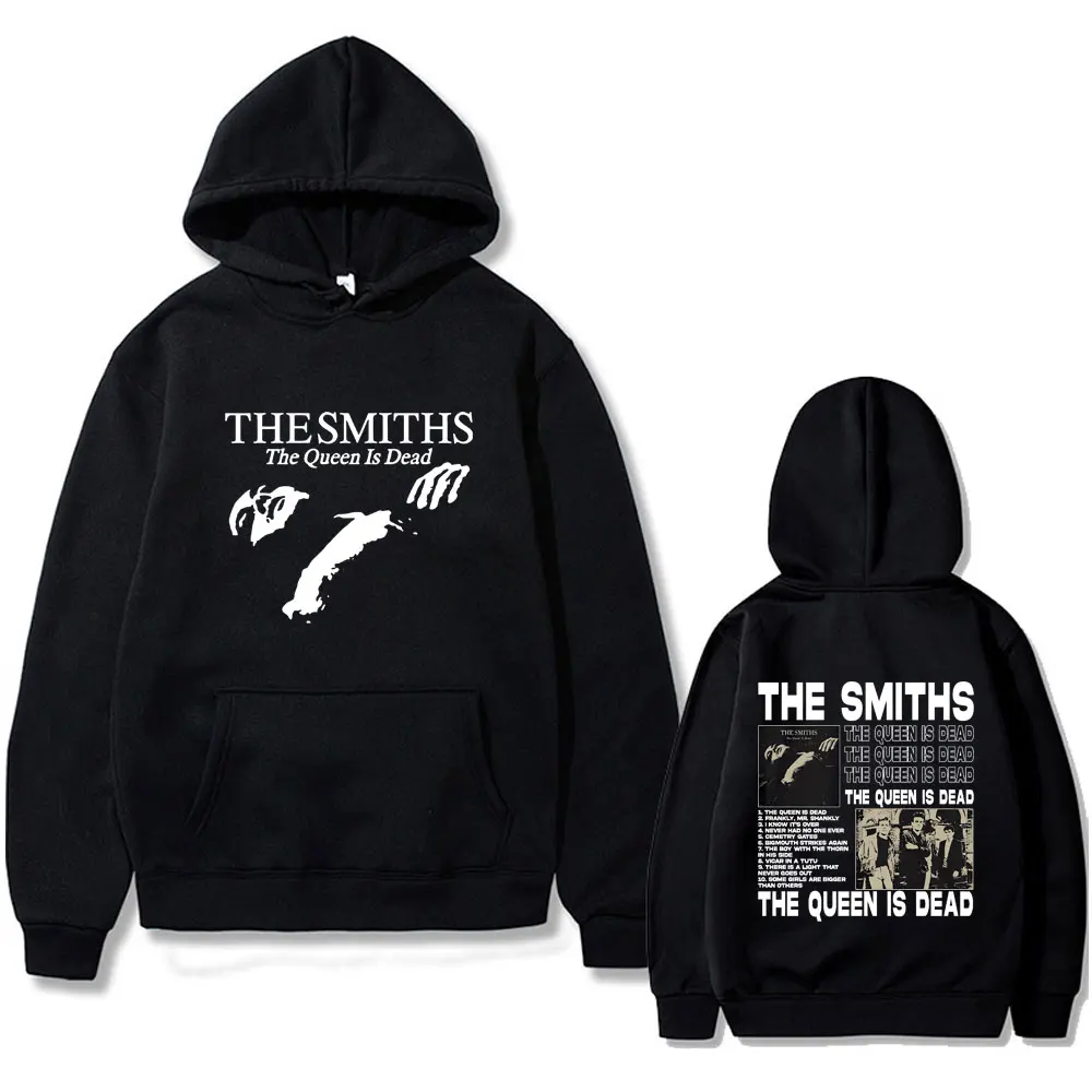 

Rock Band The Smiths The Queen Is Dead Graphic Hoodie Men Women Fashion Casual Oversized Hoodies Male Vintage Pop Music Pullover