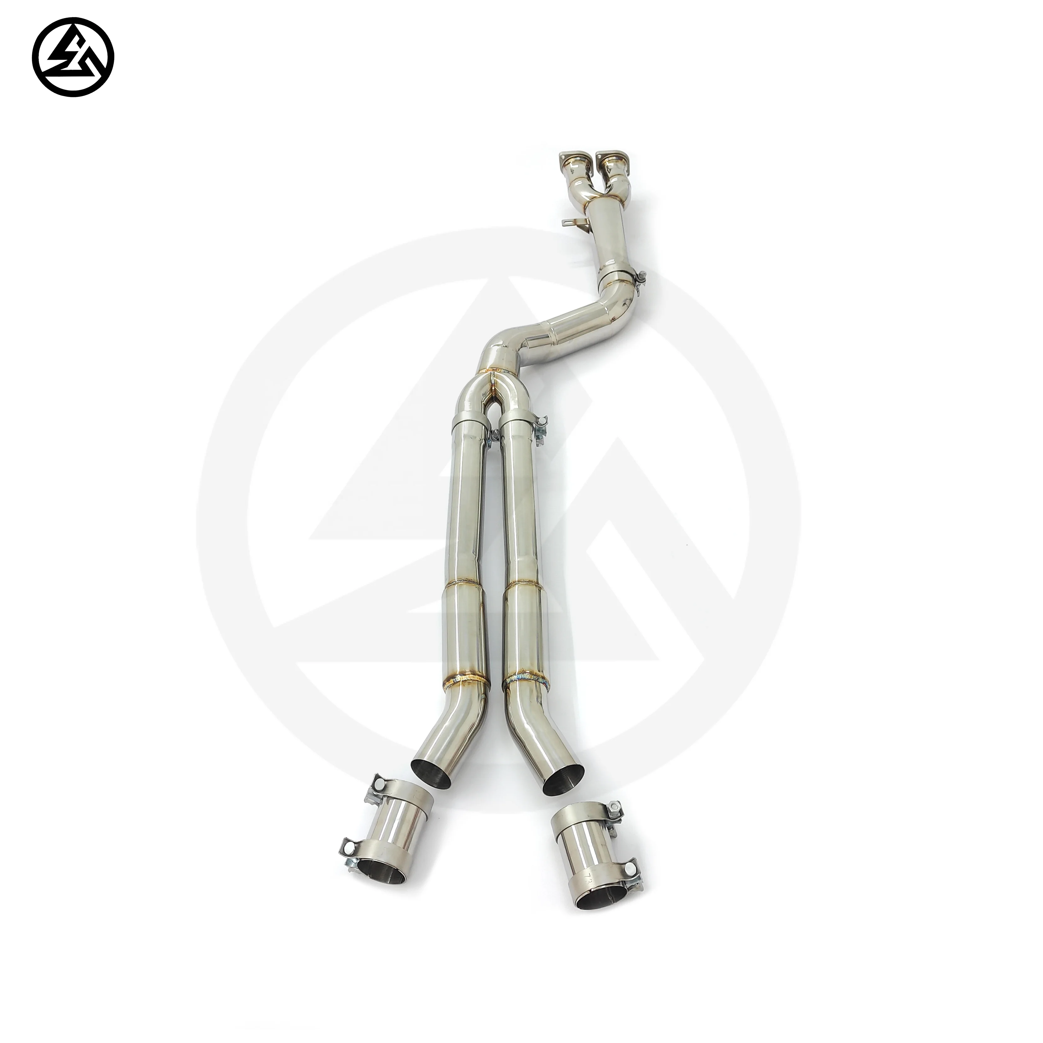 CSZ Stainless Steel Valved Muffler Catback Midpipe with Resonator Exhaust for BMW S58 X3M F97 X4M F98 3.0T Vehicles