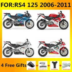Motorcycle Injection mold Fairing kit for Aprilia RS125 06 07 08 09 10 11 RS 125 2006 2010 2011 full Fairings kits bodywork zxmt