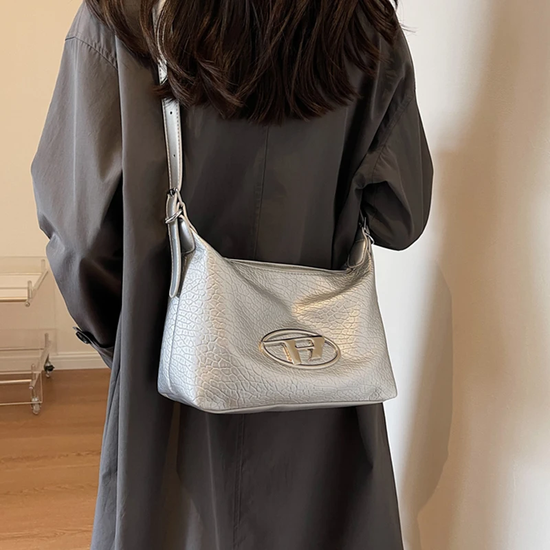 Sac à Main en PU à Imprimé Alligator pour Femme, Sacoche Souple et Solide, de Luxe, à la Mode