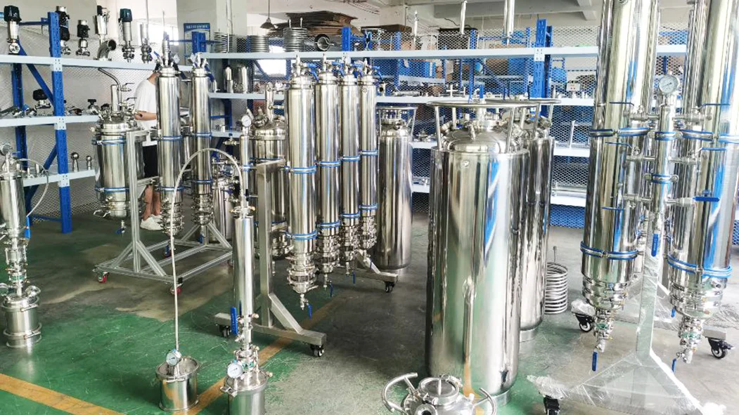 45g Mini Closed Loop Extractor With Ball Valve and Sight Glasses