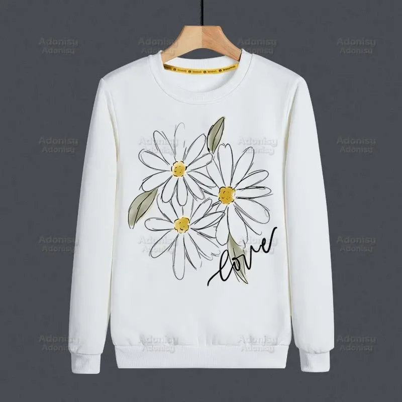 Love Daisy Feeling Daisy Hoodie Sweatshirts Men Women Pullover Harajuku Men's Hoodie Streetwear Casual Fashion Clothes