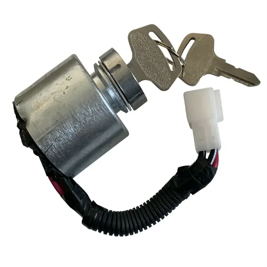 Ignition Starter Switch 66101-55200 For Kubota Bx1500D Bx1830D Bx2200D Bx2230D 16286-63602 With Keys 6610155200