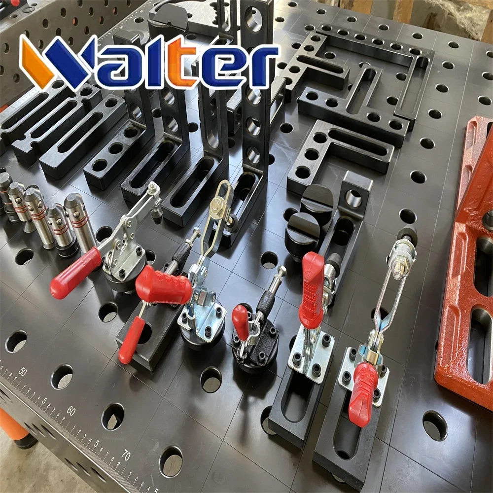 3D 2D Welding Table Accessories Locating Ruler Locking Pins Bolts Clamps Jigs Fixture Welding Platform OEM Welding Table