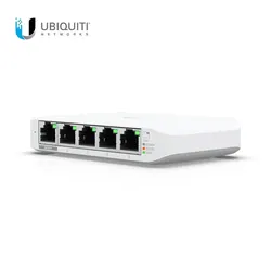 Ubiquiti Networks UniFi USW-Flex-Mini conmutador Gigabit de 5 puertos gestionado con adaptador de corriente de USB-C