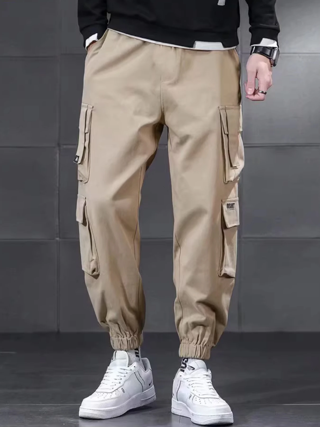 

Work pants men's 2025 summer outdoor quick drying casual pants loose oversized straight leg pants American functional