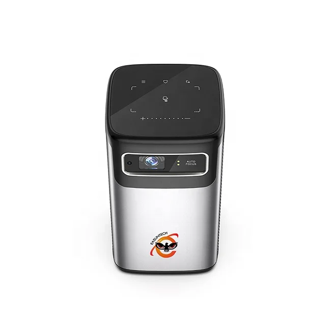 Pico Wifi صغير قابل لإعادة الشحن للجيب المحمول 3D DLP خارجي محمول صغير 4K Led أجهزة عرض أندرويد الذكية مع بطارية