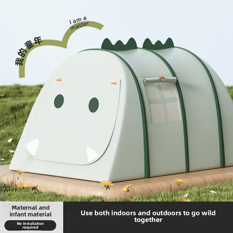 Petite tente intérieure et extérieure, jouet portable, jeux de maison, moustiquaire, piscine à balles, ouverture rapide, petit dinosaure amusant pour enfants