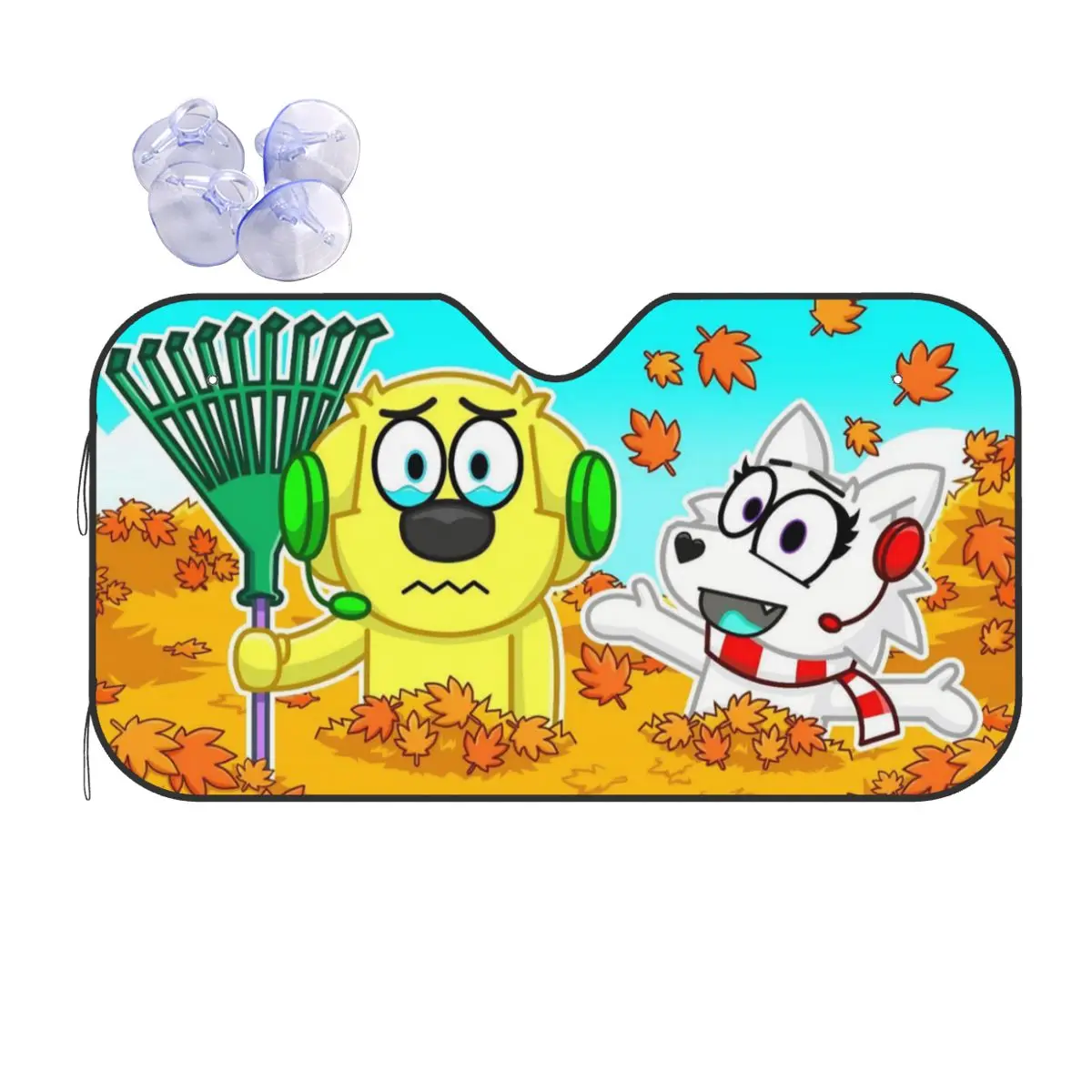 Tylers And Snowis Game Windshield Sunshade Novelty Cover Front Block Window 70x130cm Car Sunshade Car-covers