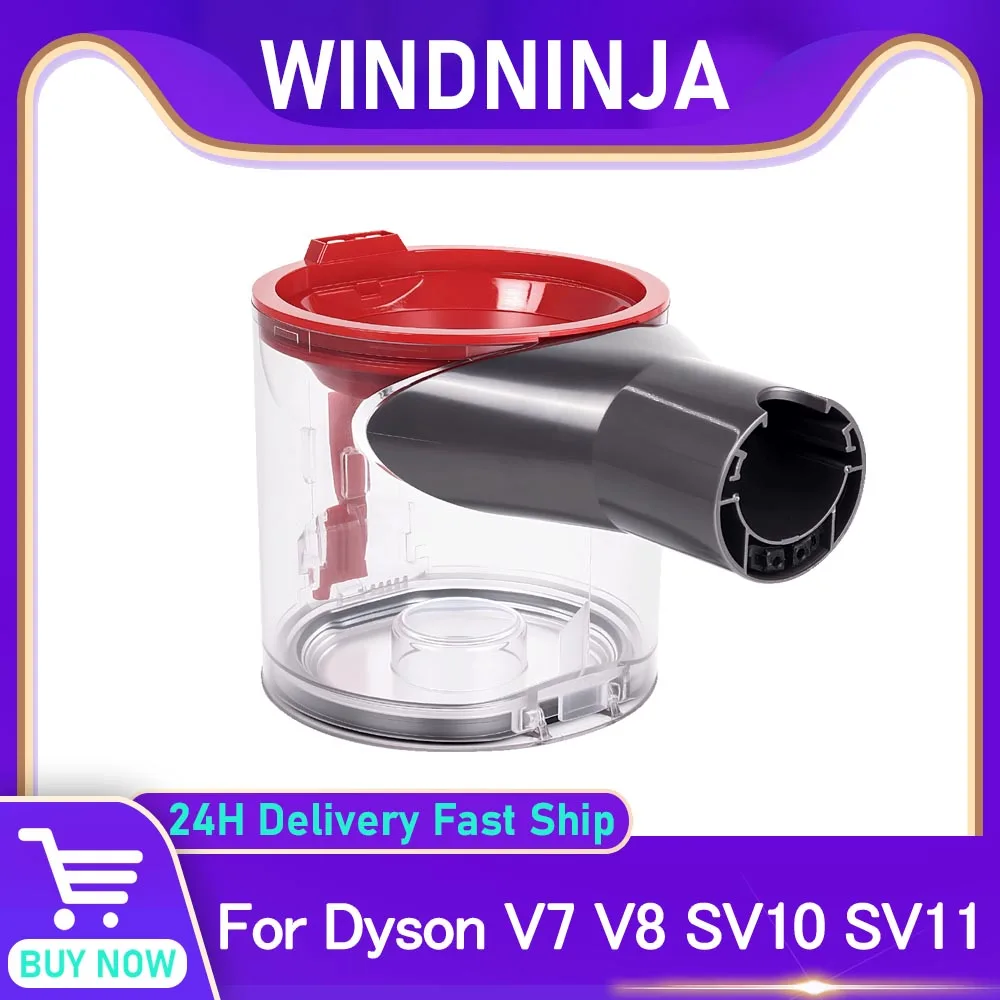 Aspiradora inalámbrica de mano, cubo de basura para Dyson V7 V8 SV10 SV11, repuestos, accesorios de repuesto