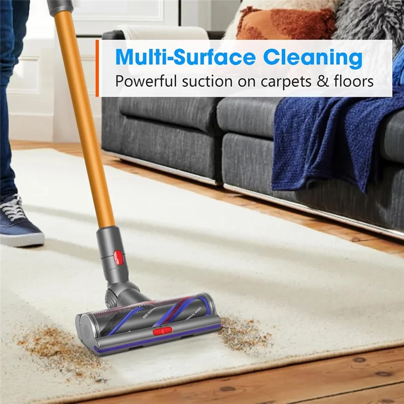 رأس منظف مضاد للتشابك لـ Dyson V7 V8 V10 V11 V15 قطع غيار المكنسة الكهربائية ملحقات التنظيف المنزلية الفعالة