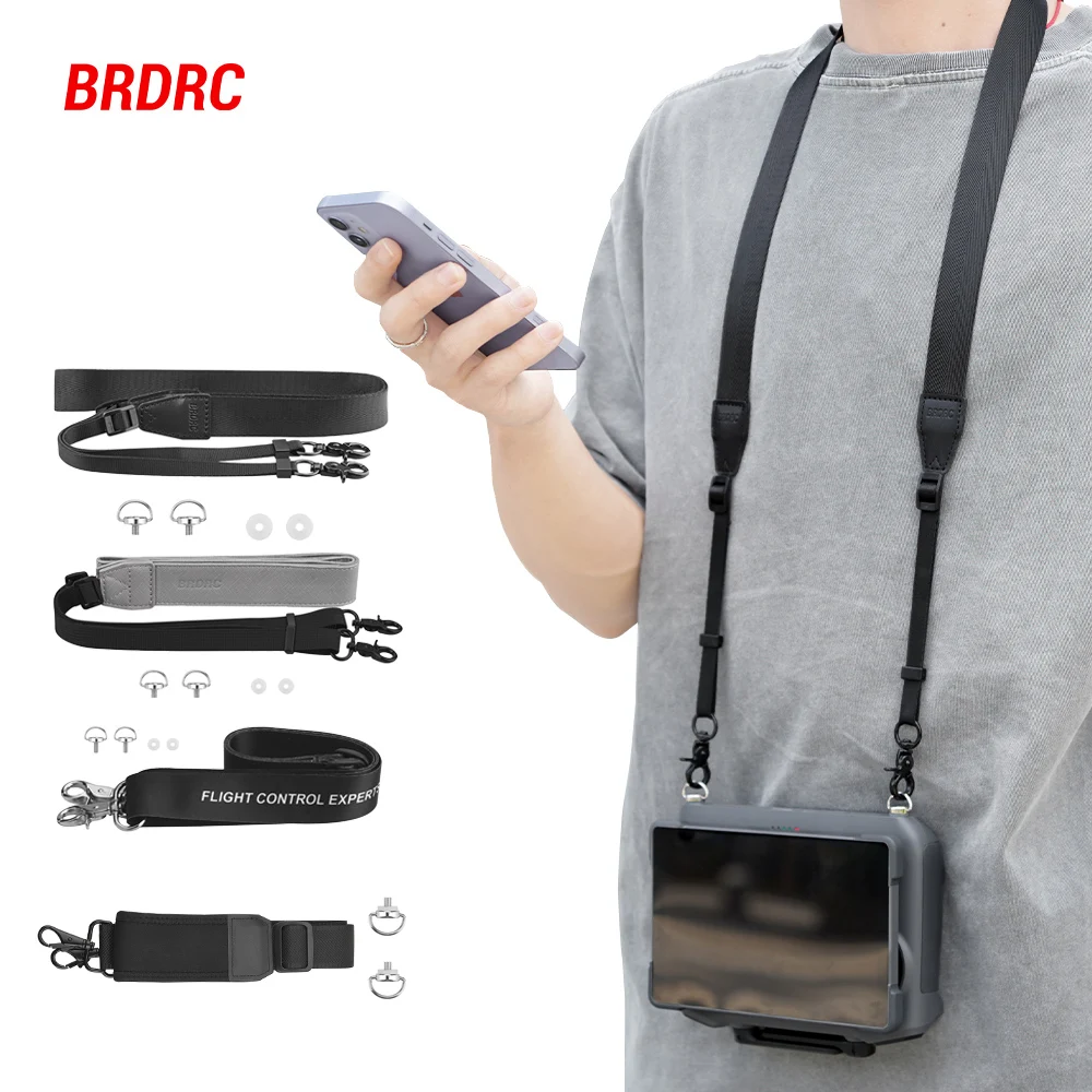 BRDRC Lanyard für DJI Mavic 4 Pro/3/Air 3S/2S/Mini 4/3 Pro Controller, verstellbarer Umhängeband, für DJI RC PRO/2, RC/2 Zubehör