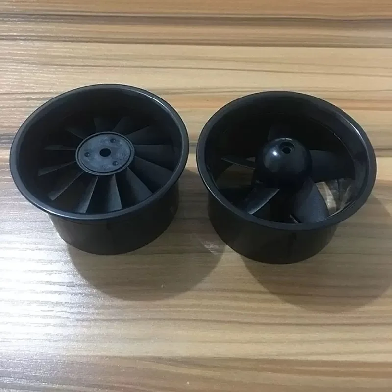 Duct Fan 64mm 70mm 5-blade 12-blade No Motor For RC EDF Jet Airplanes Toy Parts view 2
