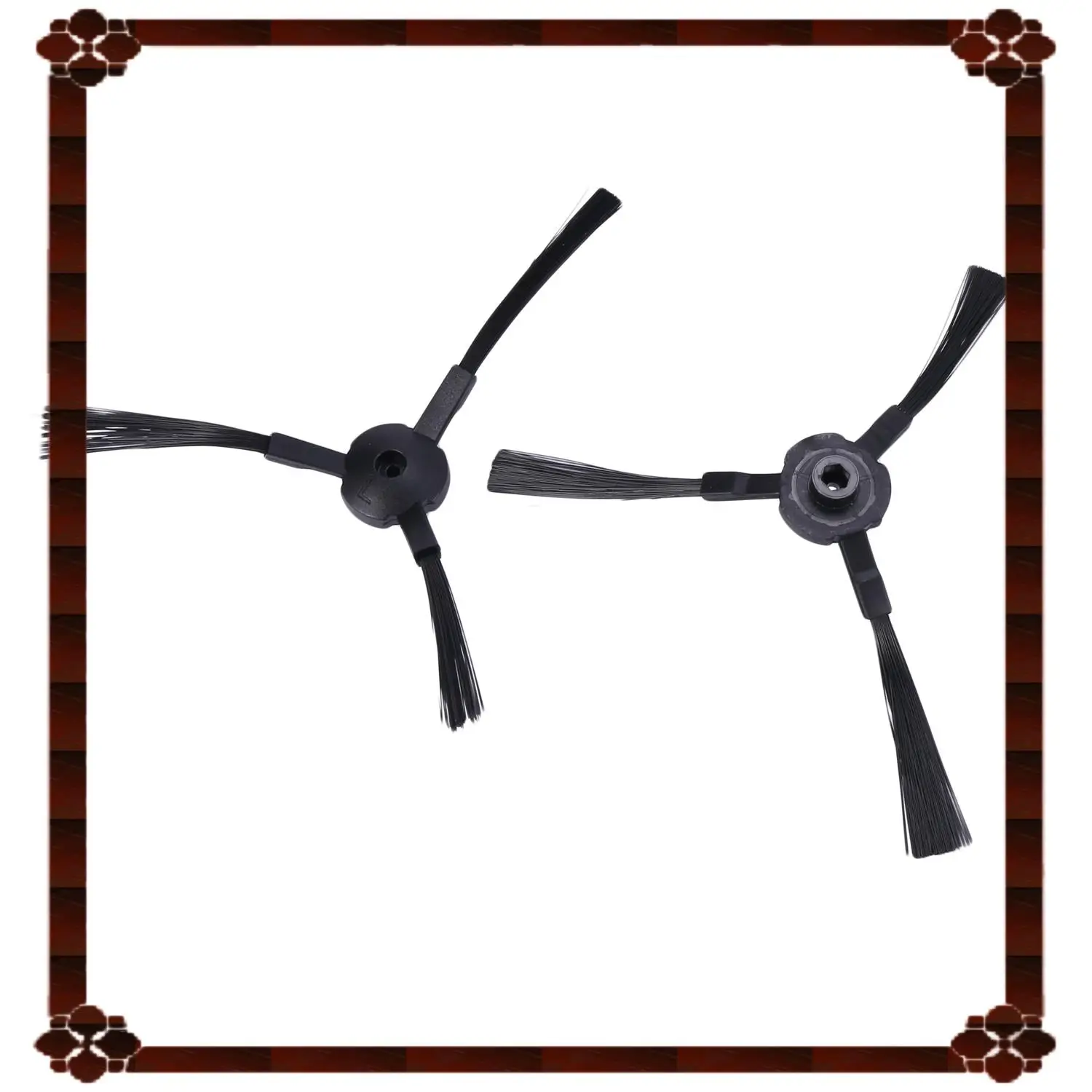 فرشاة جانبية للتسليم لمدة 24 ساعة (3 يمين + 3 يسار) لـ Ilife A4 A6 A4S V3S V3L V3S Pro V5 V50 V5S V5S Pro X5 T4 X430 X432 X620 X623 Cl